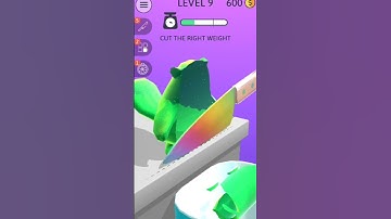 ASMR slicing game - Android gameplay - relaxing sound level 1