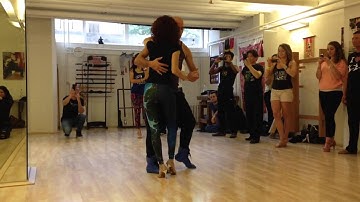 Ivo Vieira and Shani Mayer kizomba workshop at Zurich Zouk CONGRESS