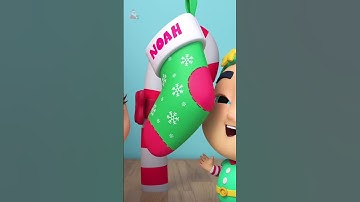 Up On The Rooftop, Catchy Christmas Song for Toddlers #kidssongs #santa