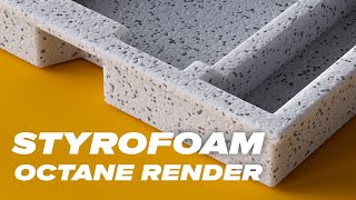 Procedural Styrofoam: Cinema 4D & Octane Tutorial