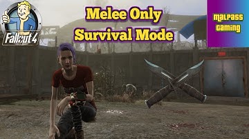 Can You Beat Fallout 4 Survival - The Rust Devils - Melee Weapons Only Part 16
