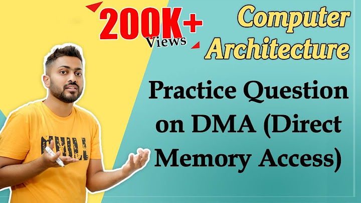 Question on DMA (Direct Memory Access) | Input/Output Organization| COA | UGC NTA NET June 2021