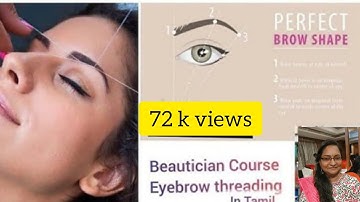#Eyebrow Threading for biggeniers #vellore #beauticiancourse ##bridalmakeup #trending #hdmakeup