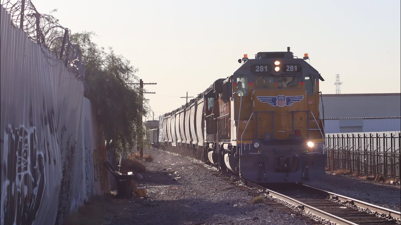 [4K] UP 281 GP38N w/ a NF K3HA leads YPX81 in Phoenix, AZ on 07/30/2025 ...