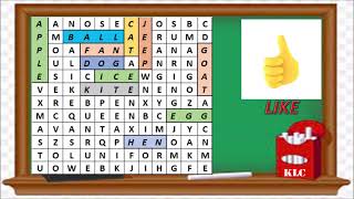 Learn alphabet by find the hidden words | Learn ABC by crossword | Preschool Learning Alphabet screenshot 5