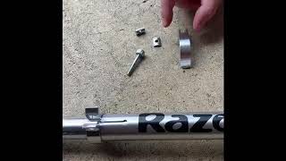 How to fix handlebar adjuster on a Razor scooter