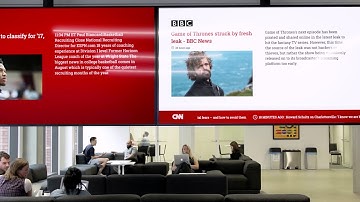 Digital Signage News apps on ScreenCloud