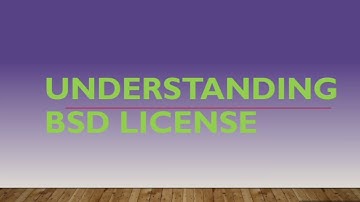 What is BSD license | Understanding. BSD license |full  description
