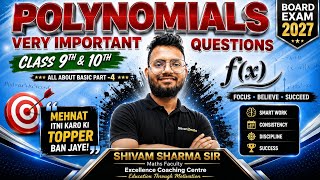 📖✨ Polynomial Tricks You Must Know 😍 | Coefficients & Degree Questions Solved