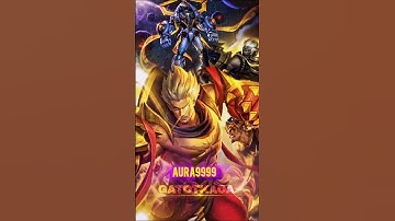 GATOTKACA AURA 9999 ☠️ | Mobile Legends #shorts #mobilelegends #mlbb