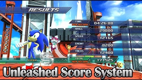 Sonic Unleashed Score System in Sonic Generations (All Modern Stages)