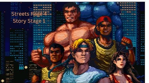 Streets of Rage 4 game walkthrough (Android, Ios) - Story Stage 1 (with Commentary)