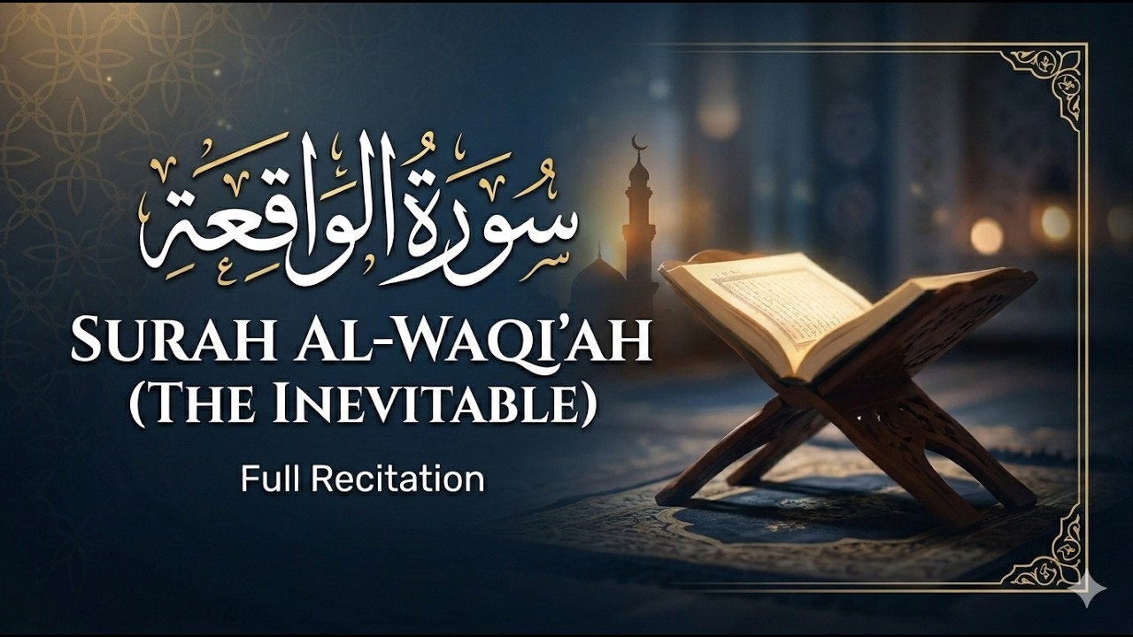 Surah Waqiya Full Recitation – Boost Your Faith & Calm Your Mind | سورة الواقعة Surah Waqiya copy 6