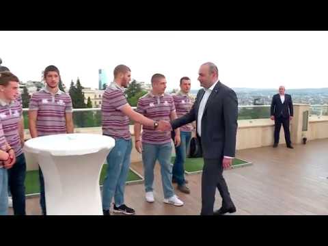 შეხვედრა საქართველოს 18 წლამდე მორაგბეთა ნაკრების წევრებთან