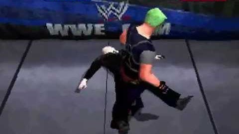 Smackdown! 2 - Cutscene Cheat Test with CAWS (Edited No Sound)