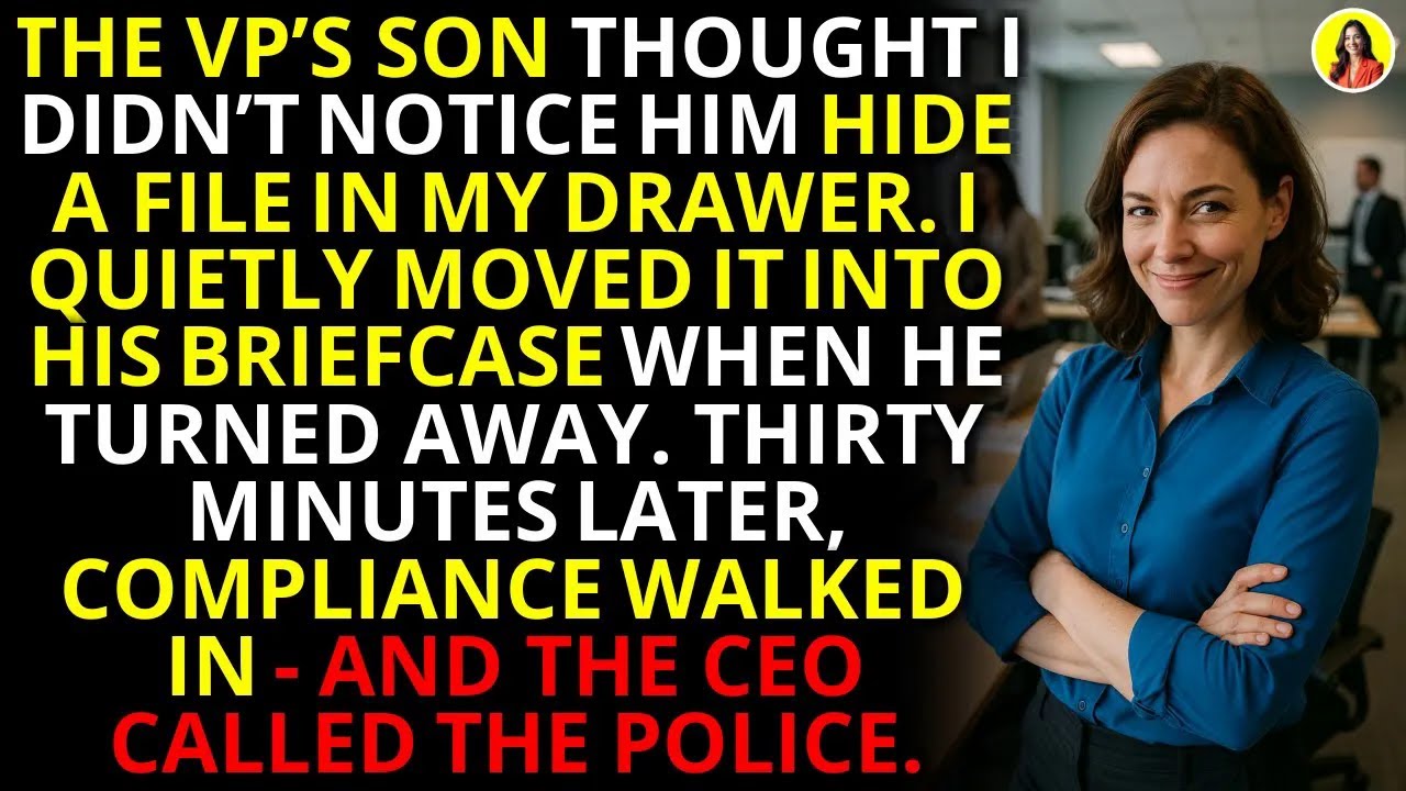 I Let the VP's Son Frame Himself and Got Him Arrested  Office Revenge