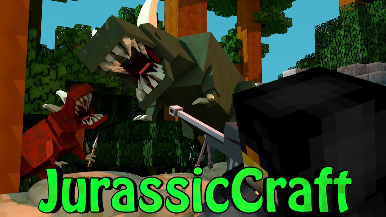 Minecraft Dinosaurs  Jurassic Craft Modded Survival Ep 18 