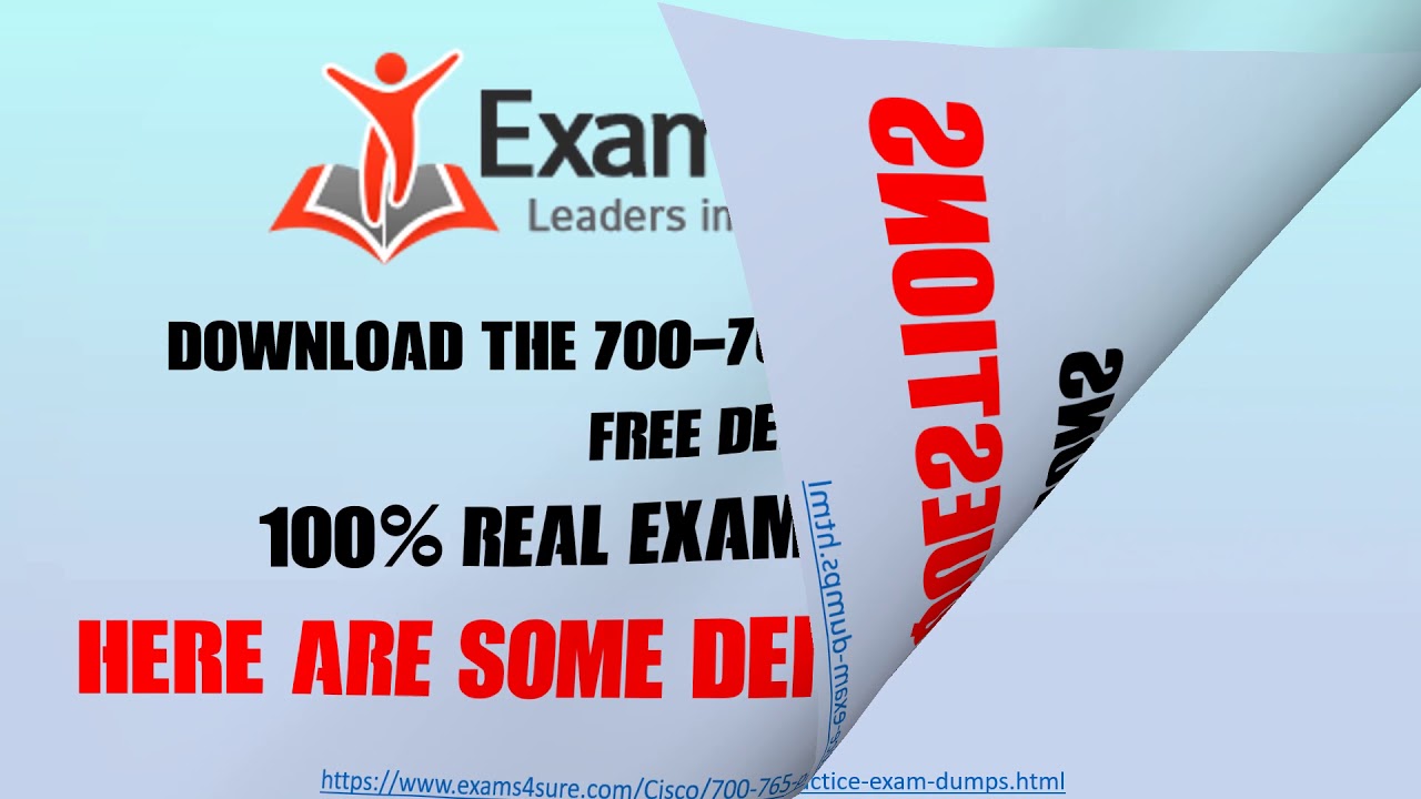 700-765 Questions Dumps PDF 2020