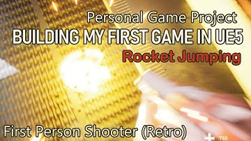 My UE5 Retro Shooter Game - Rocket Jump!