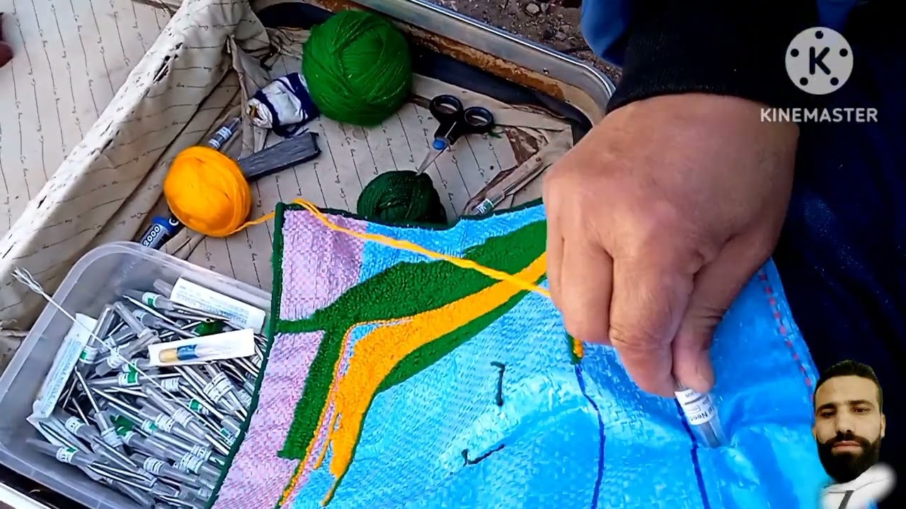 كيفية صنع سجادة رائعة بنفسك بالابرة الشرقية قناة الافكار الابداع للخياطه