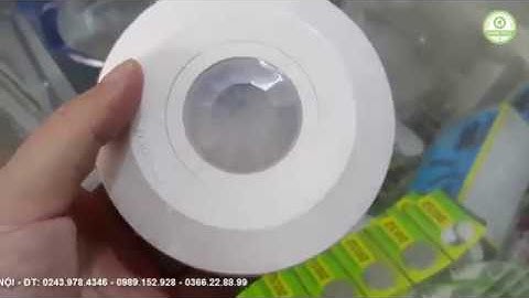 Hướng dẫn đấu nối công tắc cảm ứng chuyển động GD-RT7 - Nhà thông minh Hometech.vn