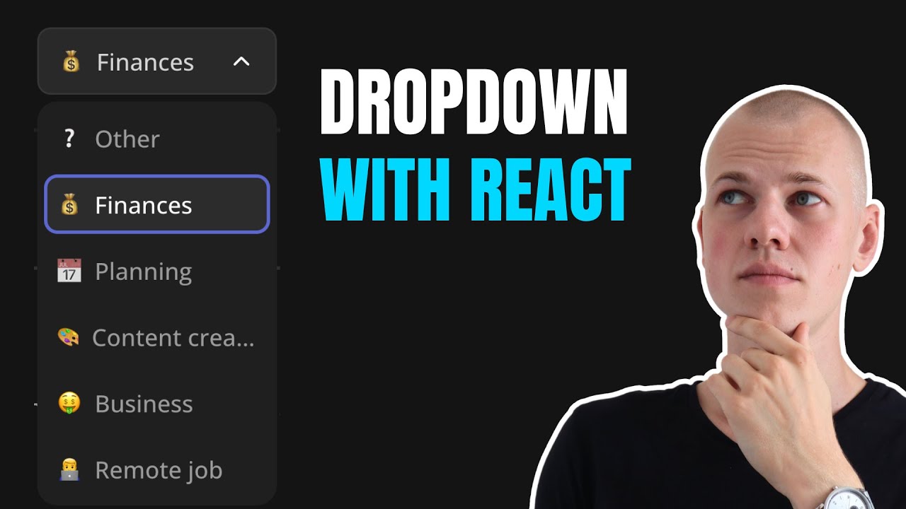 How to Build a Dropdown in React with TypeScript and Floating-UI - YouTube