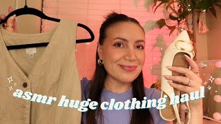 ASMR Spring & Summer Clothing Haul 👗✨Soft-Spoken✨👡 Shoes + Accessories💍 Fabric Sounds screenshot 3