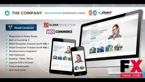 Preview The Company - Responsive Multi-Purpose Theme TForest