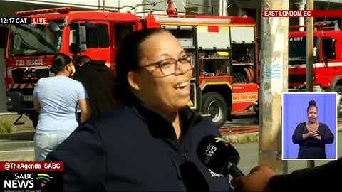 Building that used to belong to daily dispatch on fire