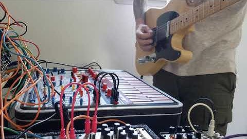 Buchla Music Easel as guitar amp and effects pedal