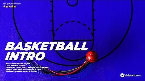Basketball Intro Game Opener AFTER EFFECTS Template Videohive 32792911