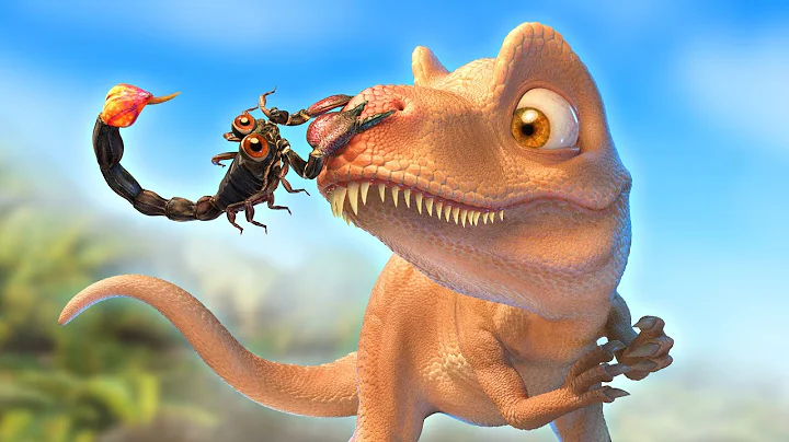 Rexy meets the Mountain King - Funny Dinosaur Cart...
