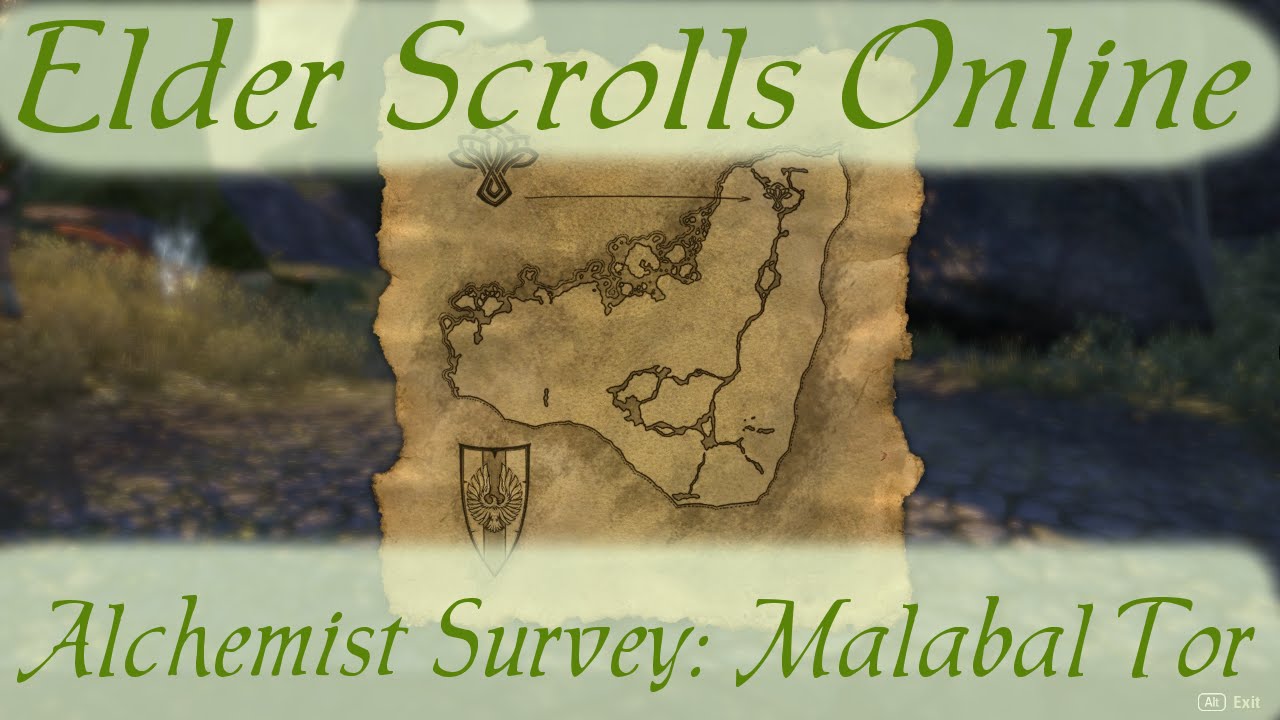 Alchemist Survey Malabal Tor Elder Scrolls Online Youtube