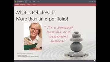 What is Pebblepad