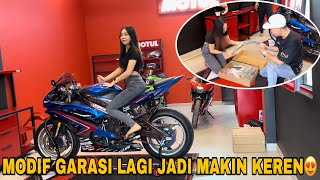 AJAK TIKA MAIN KE GARASI BARU BARENG BOS XTREME || ISI BARANG BUAT GARASI BARU