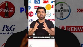 Why Do Freshers Get Higher Salary in Product Based Companies? #shorts