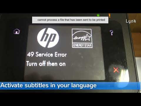 How to fix HP Laser Printers Error 49
