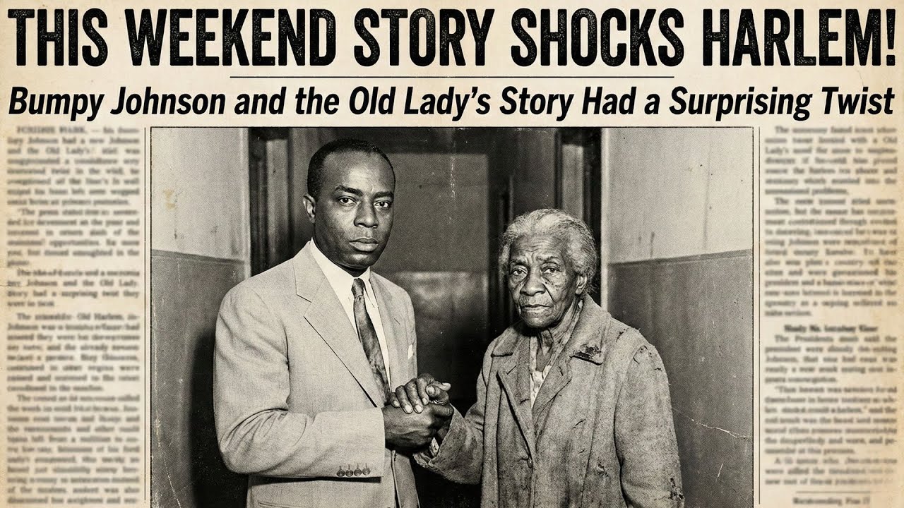 News From 1946: An Old Lady Approaches Bumpy Jackson—What Happens Next Shocks All of New York!