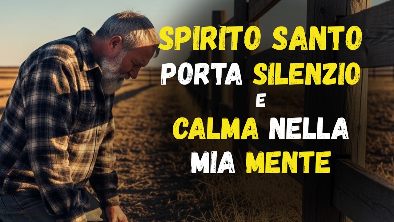 SPIRITO SANTO, calma la mia MENTE non può essere messa a TACERE