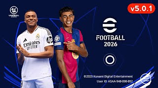 eFootball 2026 Mobile v5.0.1 UEFA Champions League Patch Android screenshot 5