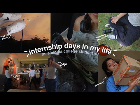 INTERN days in my life *VLOG* ☕️ | summer internship, unboxing & more!☀️