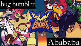 bugbumbler (Wing/Mien/Ches) vs Abababa (Ches/Scra/Tusk/Wing/Poli)