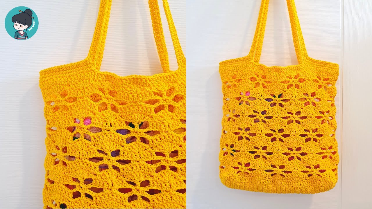 🧶So Wonderful Crochet Pattern apply for this Crochet Tote Bag You can ...