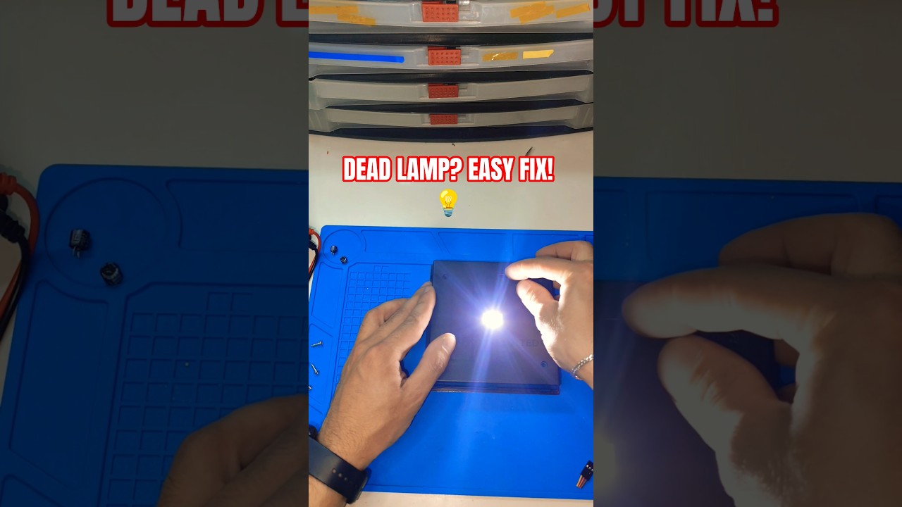 This 7-Year-Old Solar Lamp is DEAD! (Easy Fix) 💡 #shorts