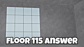 How to Complete Floor 115 in IQ Test Roblox | floor 115 answer