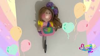 Fofulapiz educadora fácil #Fofucha #Fofulapicero #maestra infantil /Kindergarten Teacher Fofulpencil