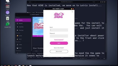 Installing Star Stable Online (SSO) on UBUNTU 22.04, using Lubuntu...