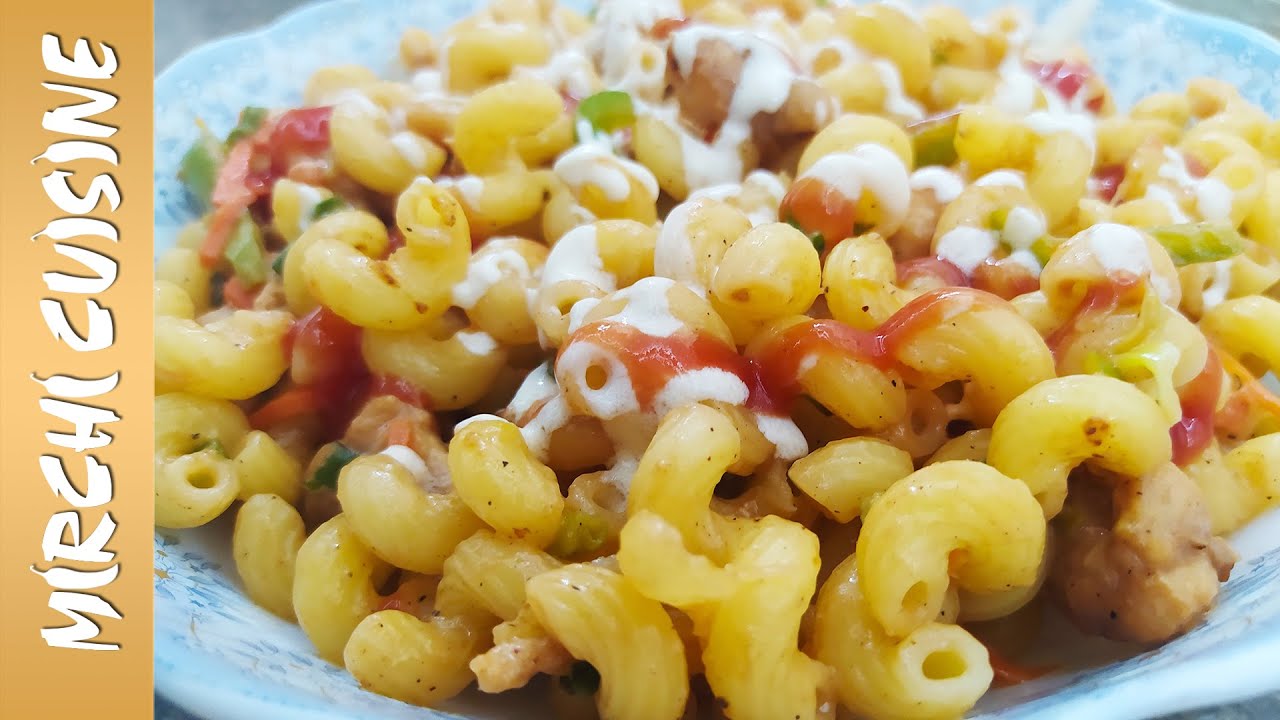 Macaroni Recipe in Urdu / Hindi Delicious Chicken Macaroni By Mirchi