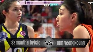 김연경 Kim Yeonkoung | Samantha bricio |Fenerbahce vs eczacibasi vitra