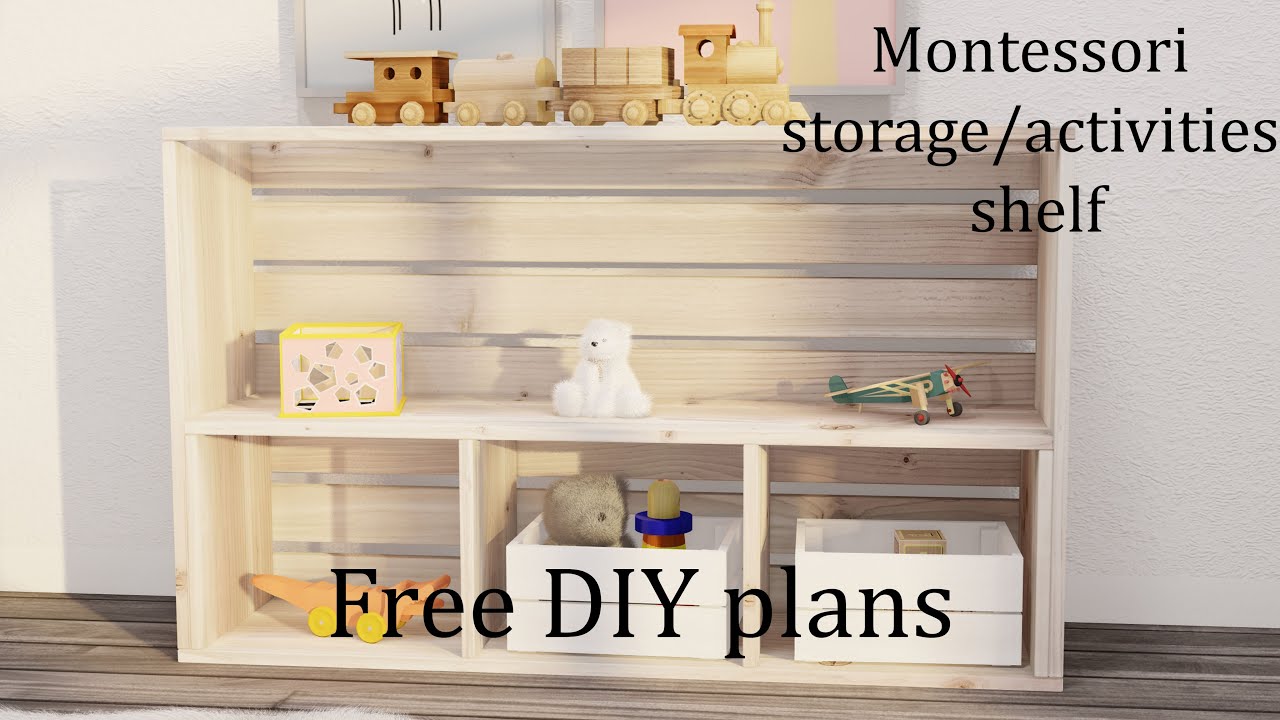 DIY Montessori Lego table and storage system - DIY projects plans